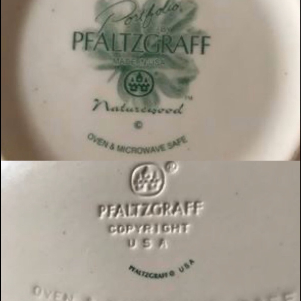 Pfaltzgraff Naturewood Dinnerware Collection-70Pcs - Picture 2 of 8